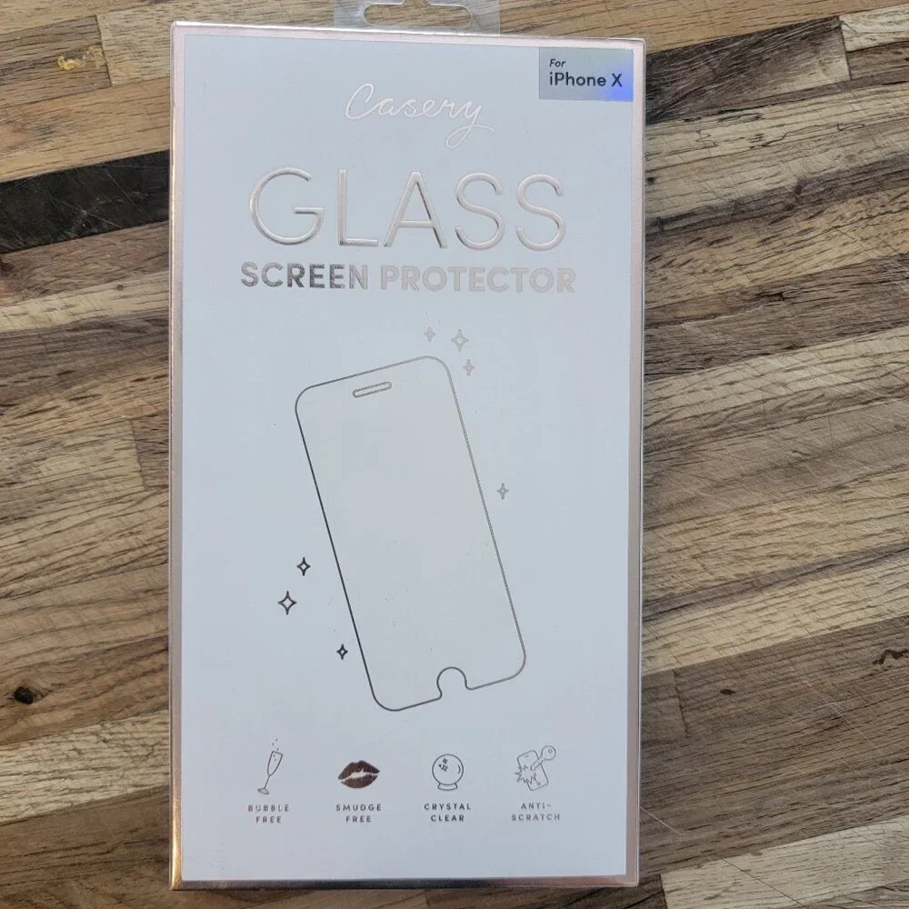 IPhone X Casery Glass Screen Protector Kit - Picture 4 of 7